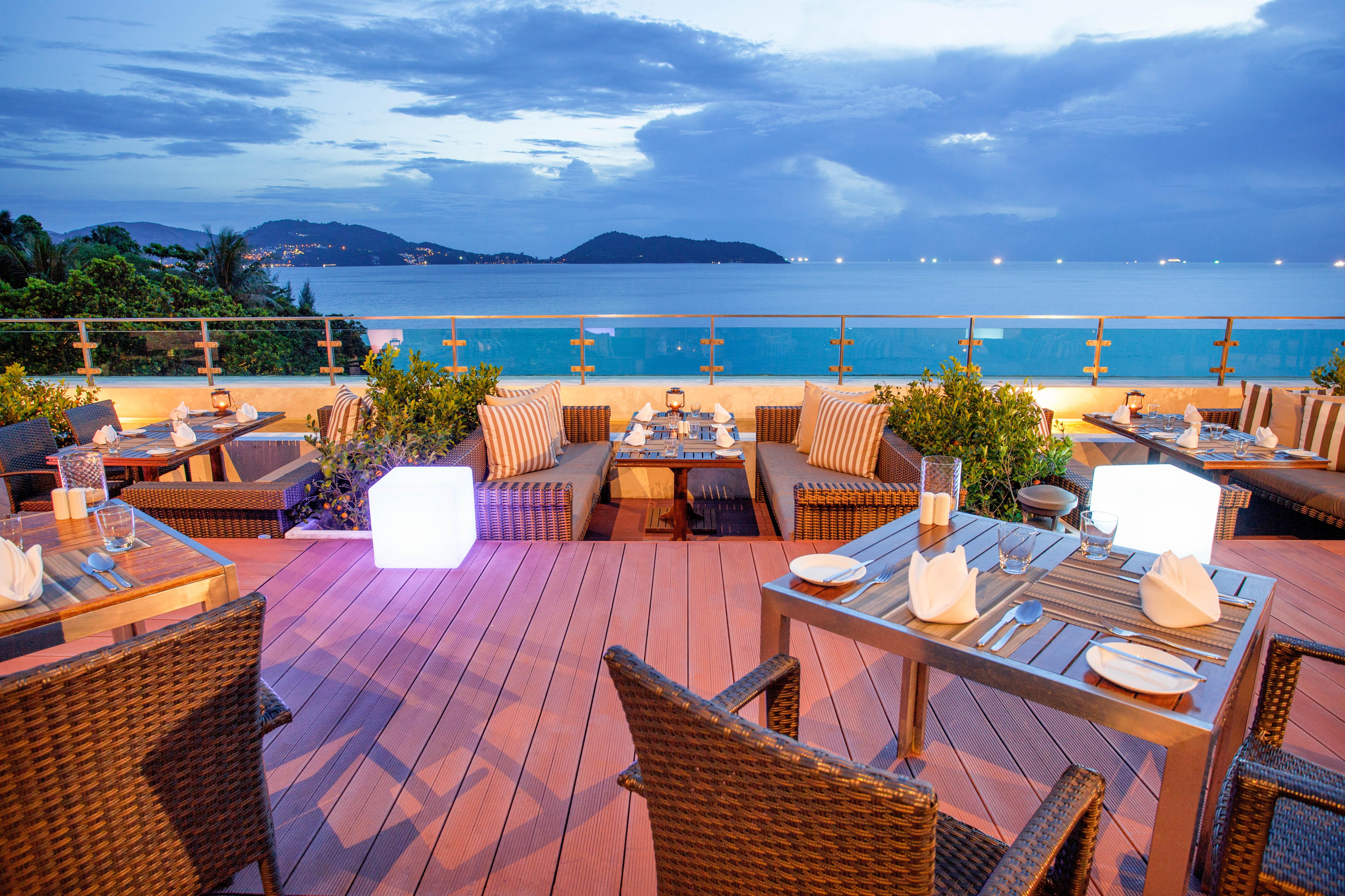 Zenmaya Oceanfront Phuket, Trademark Collection By Wyndham Patong Экстерьер фото Rooftop bar at the Royal Paradise Hotel & Spa